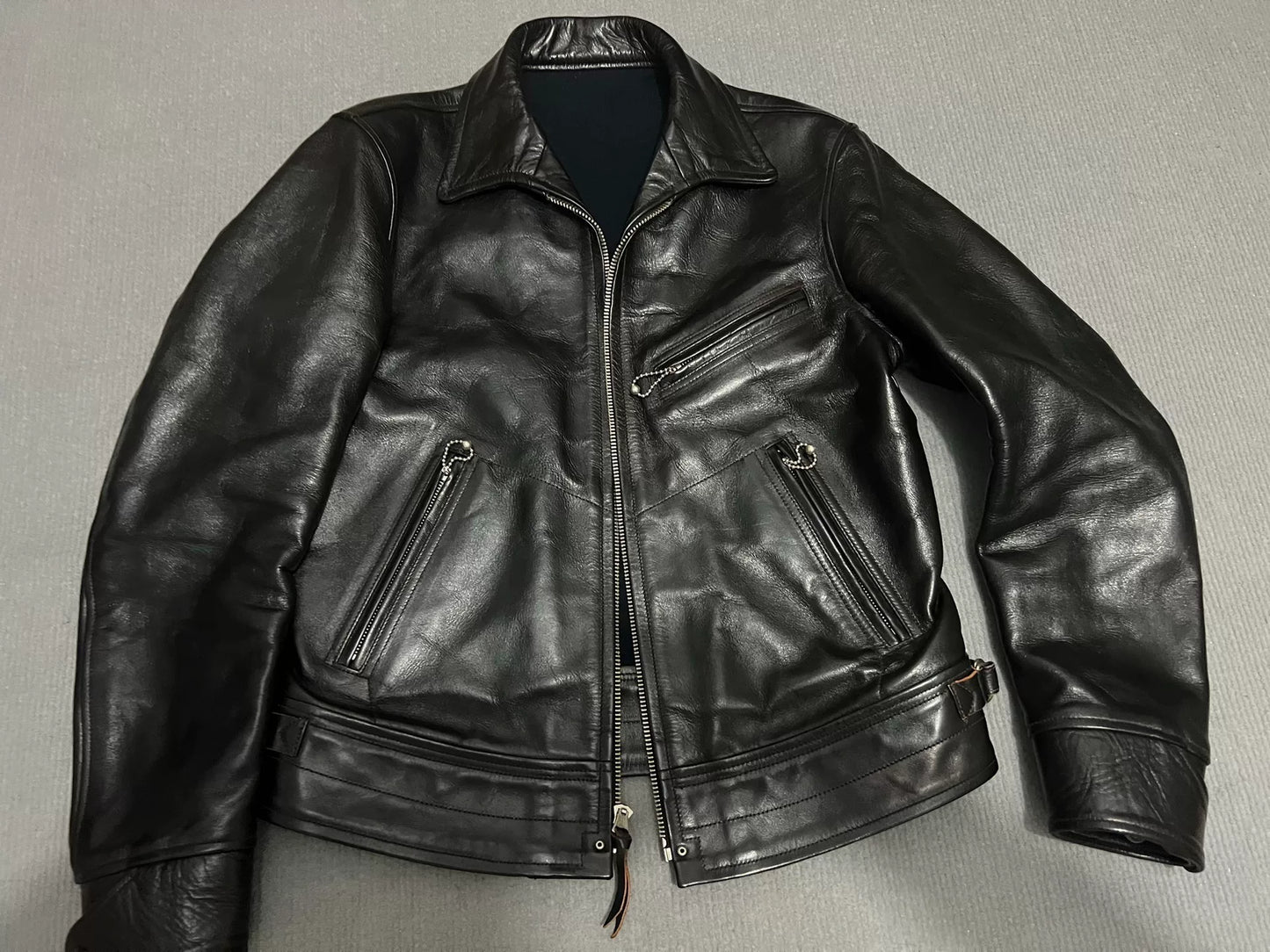 Freewheelers Muholland Road Leather Jacket Size 38