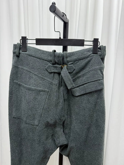 100% Silk Waist Trousers by Araki Yuu