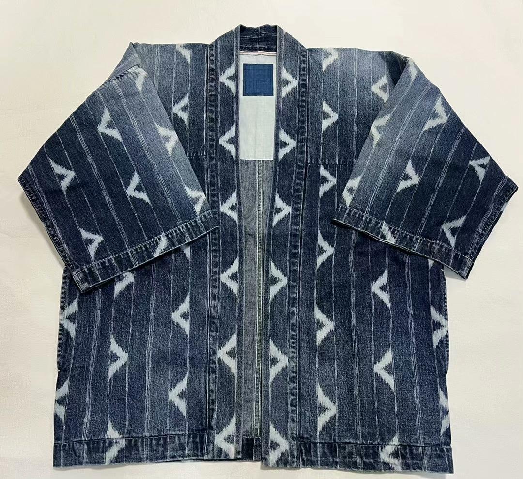 VISVIM 22 ICT SS HAPPI WABASH DMGD