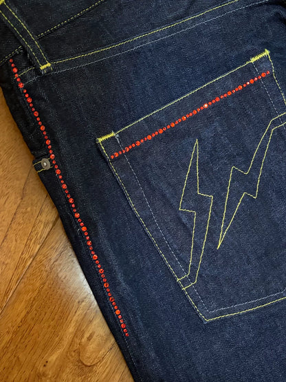 Levi's Fenom Disco Red Diamond Jeans