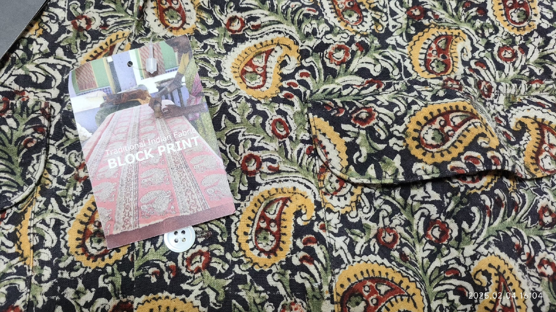 Beams Paisley Cotton Shirt