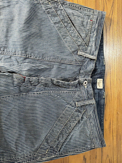 RRL Vintage Blue White Striped Pants