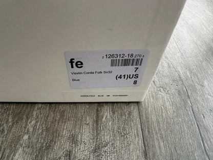 visvim corda-folk leather sneakers size us8