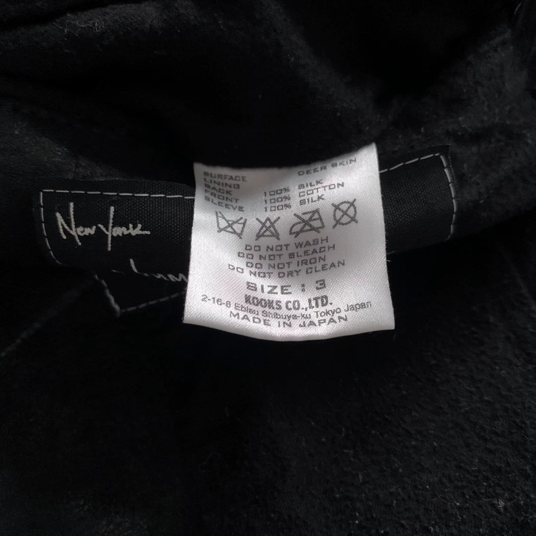 Number Nine 08AW Deer Leather Jacket