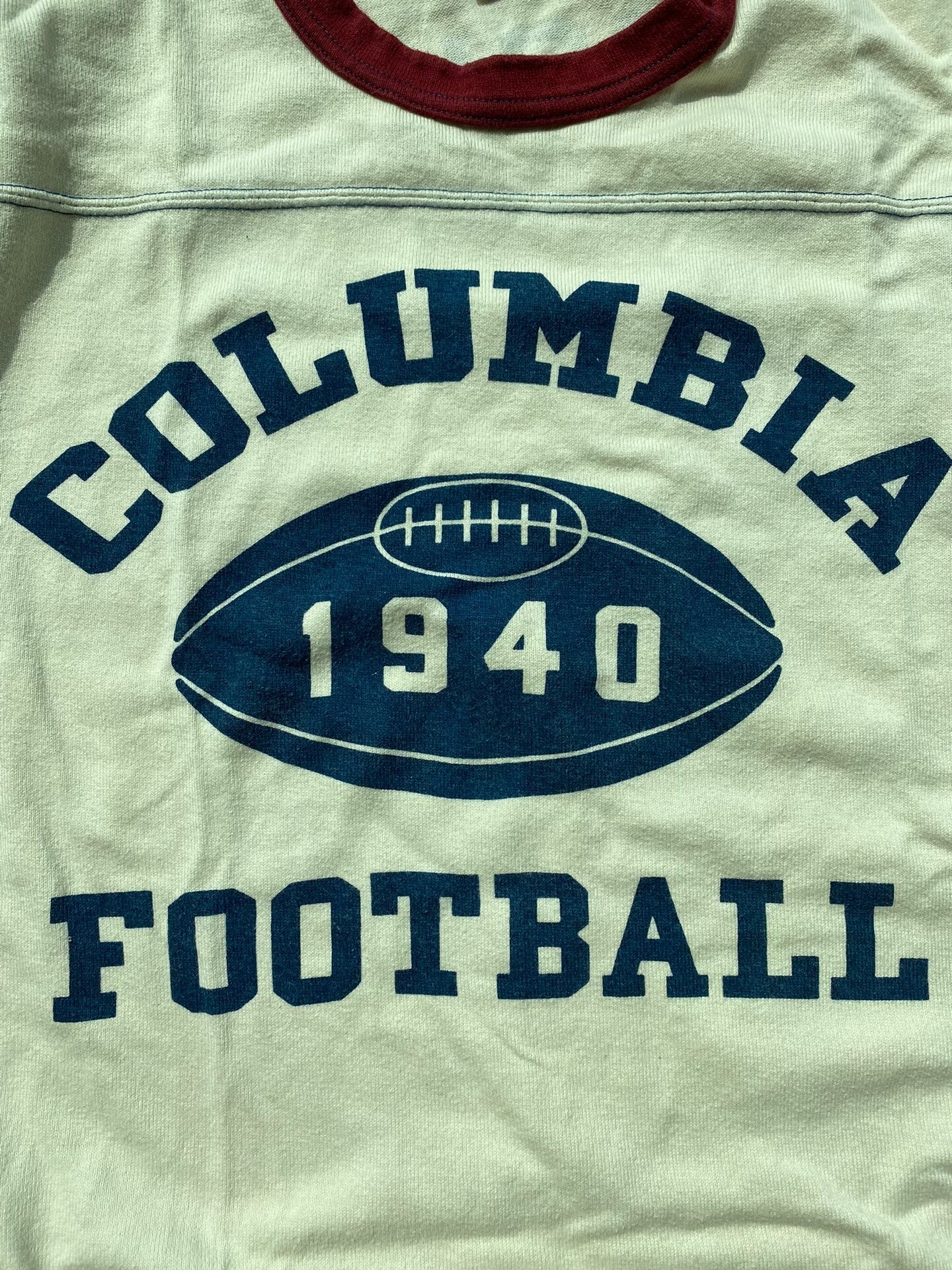 columbia football vintage long sleeve shirt