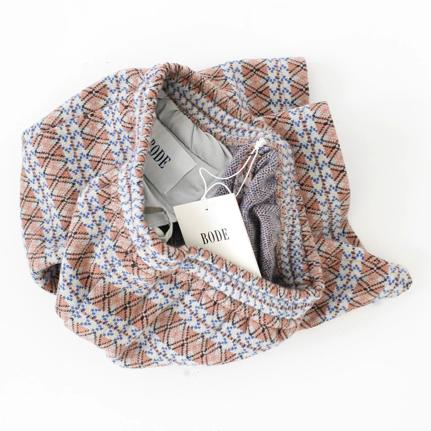 bode diamond stripe rugby shorts for men