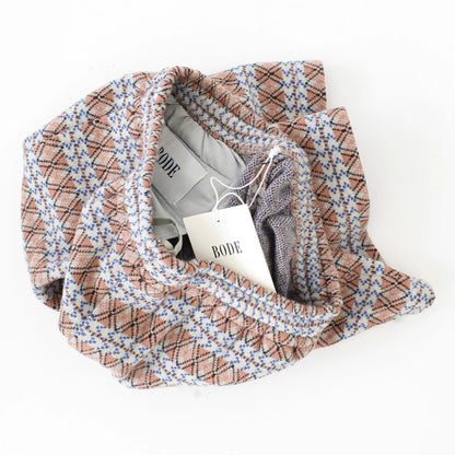 bode diamond stripe rugby shorts for men