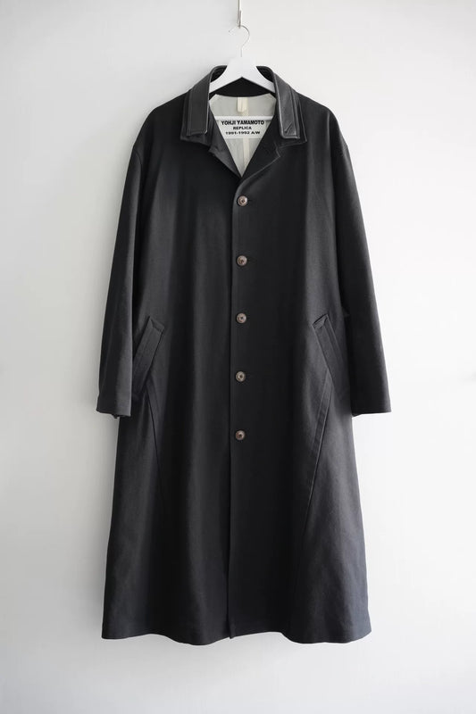 Yohji Yamamoto Black Long Coat