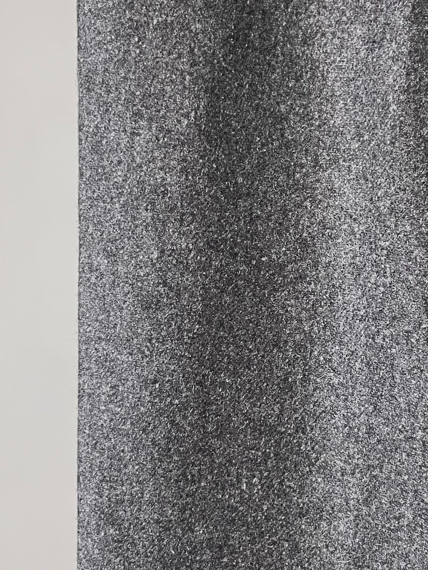 raf simons wool blend trousers in gray