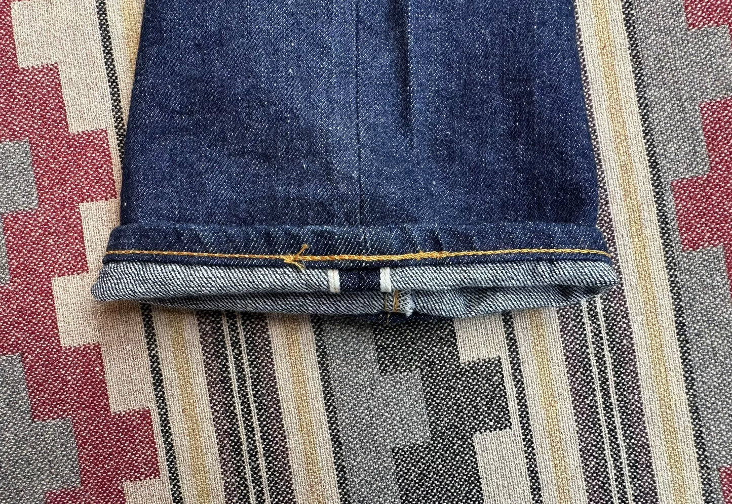 warehouse 1105 raw denim straight jeans