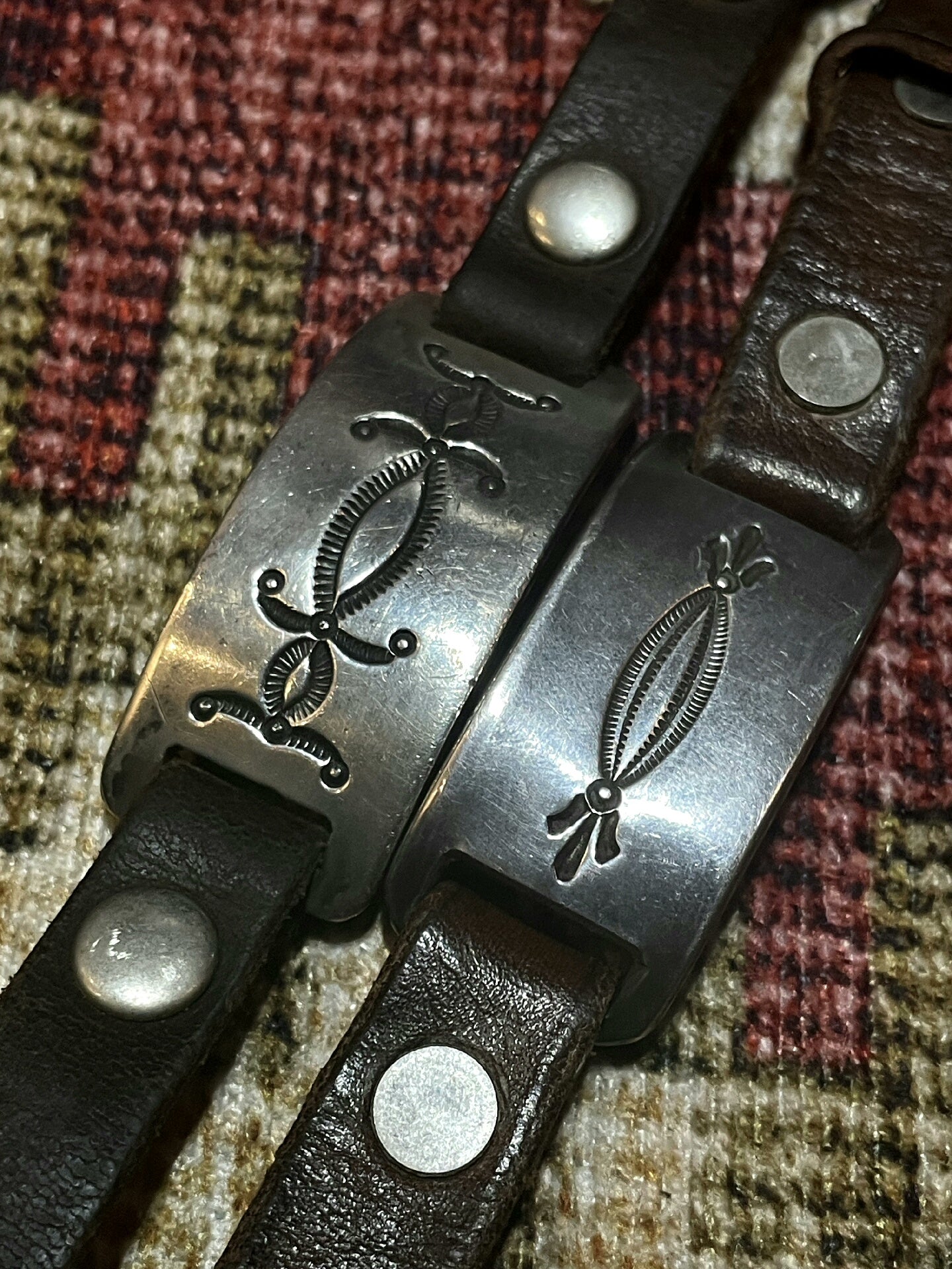 RRL Vintage Leather Bracelet