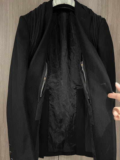 Rick Owens Black Tailored Suit Jacket