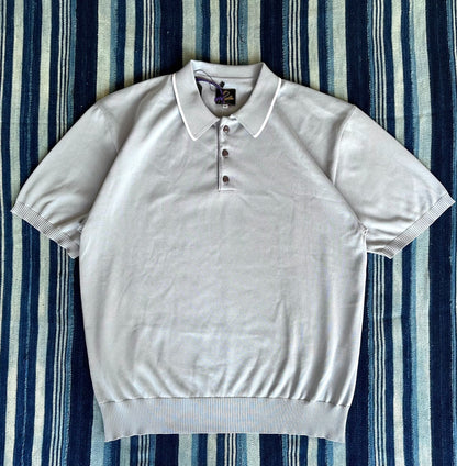 Needles Short-Sleeve Polo Sweater