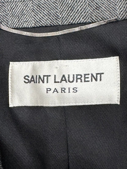 Saint Laurent Wool Blazer Size 46 Second Hand