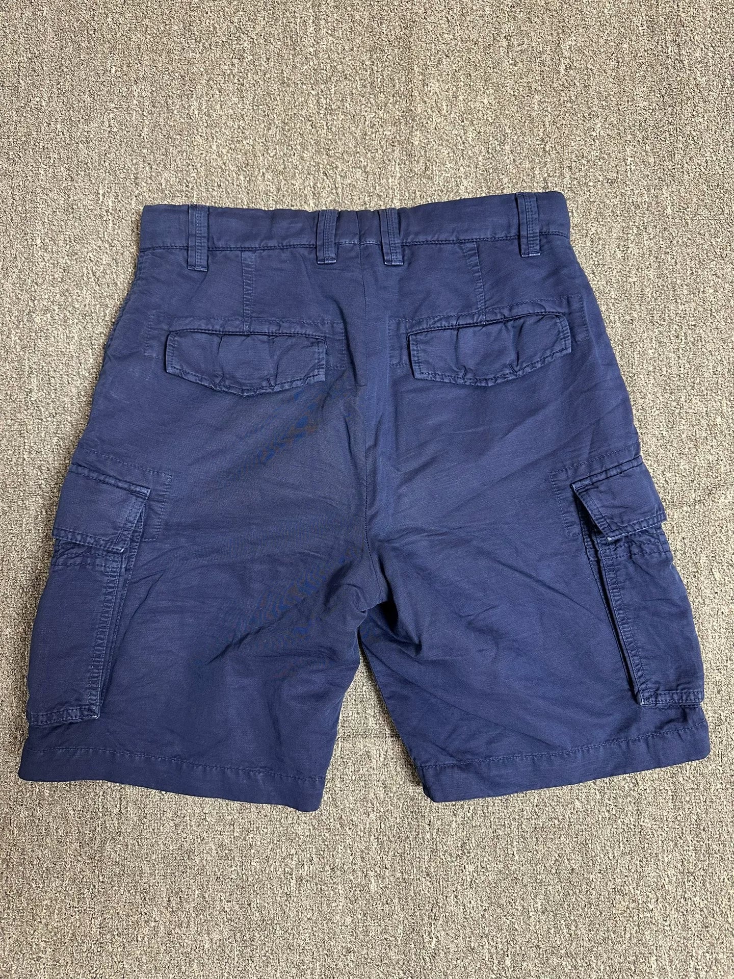 Brunello Cucinelli 25 Linen Blend Blue Casual Shorts
