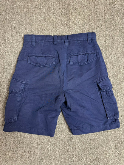 Brunello Cucinelli 25 Linen Blend Blue Casual Shorts