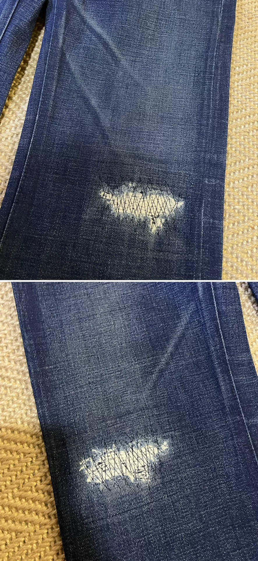NEIGHBORHOOD Early Distressed Denim Jeans