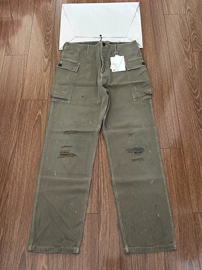 visvim veterans herringbone cargo pants