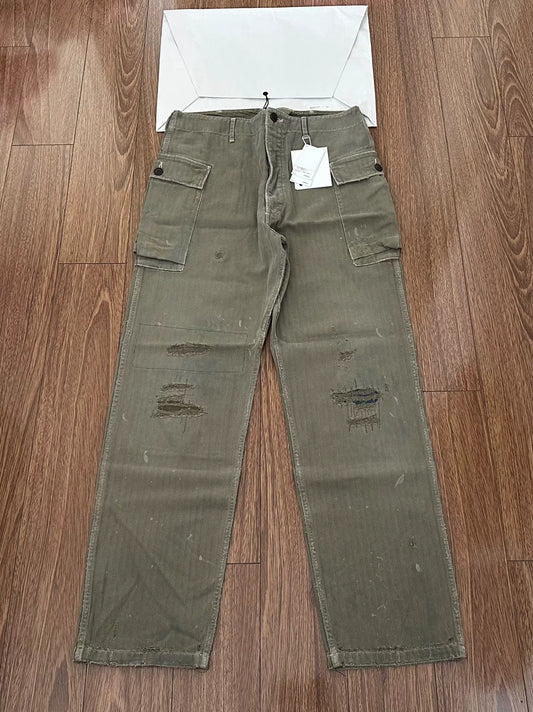 visvim veterans herringbone cargo pants