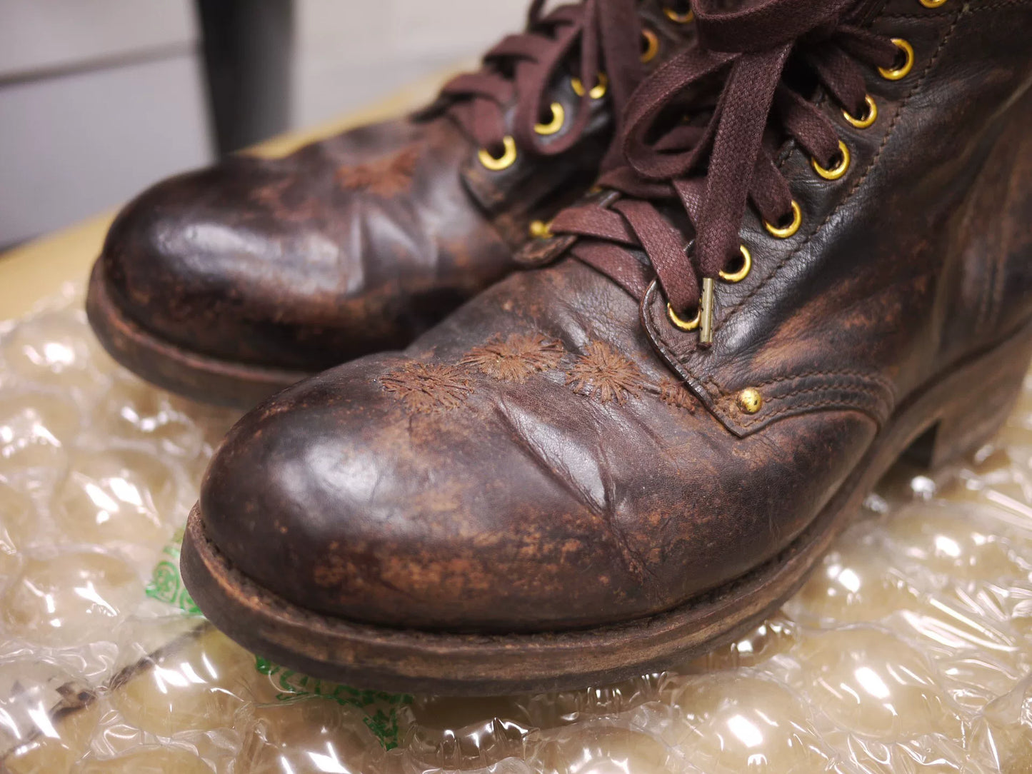 visvim brigadier boots dark brown size 10