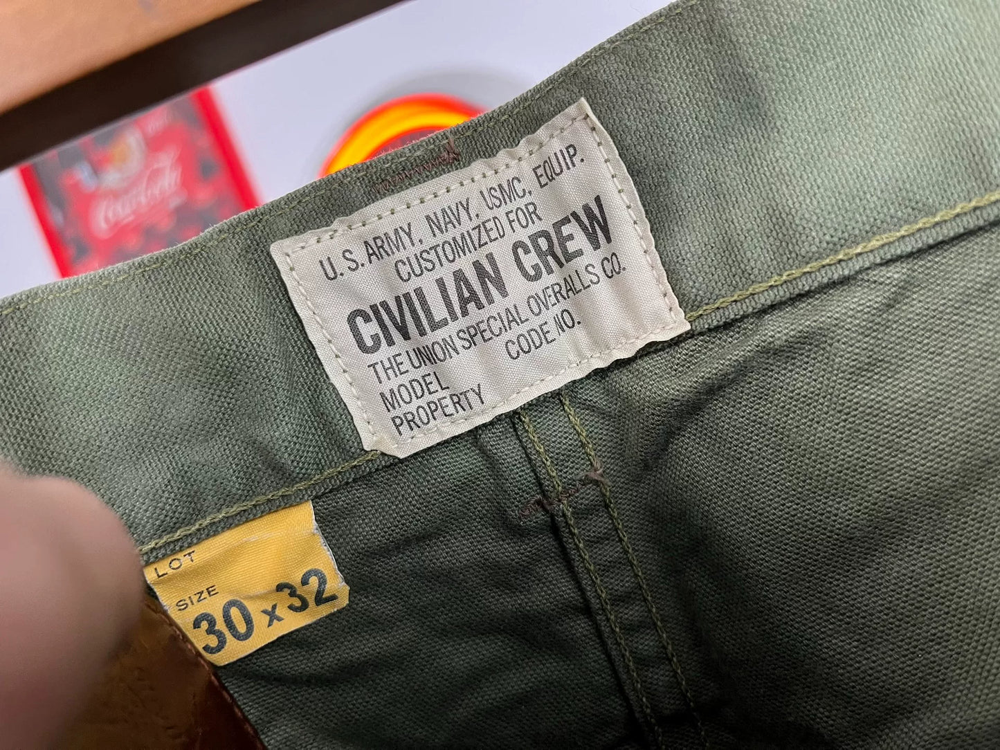 Freewheelers Civilian Crew Olive Pants