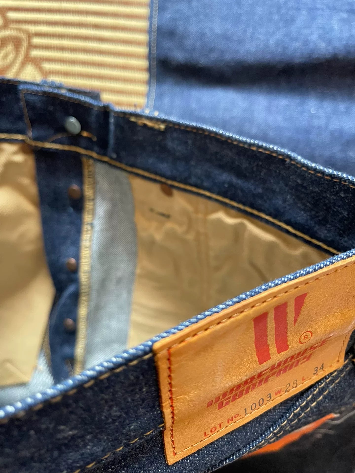 Warehouse 1003xx Raw Denim Jeans