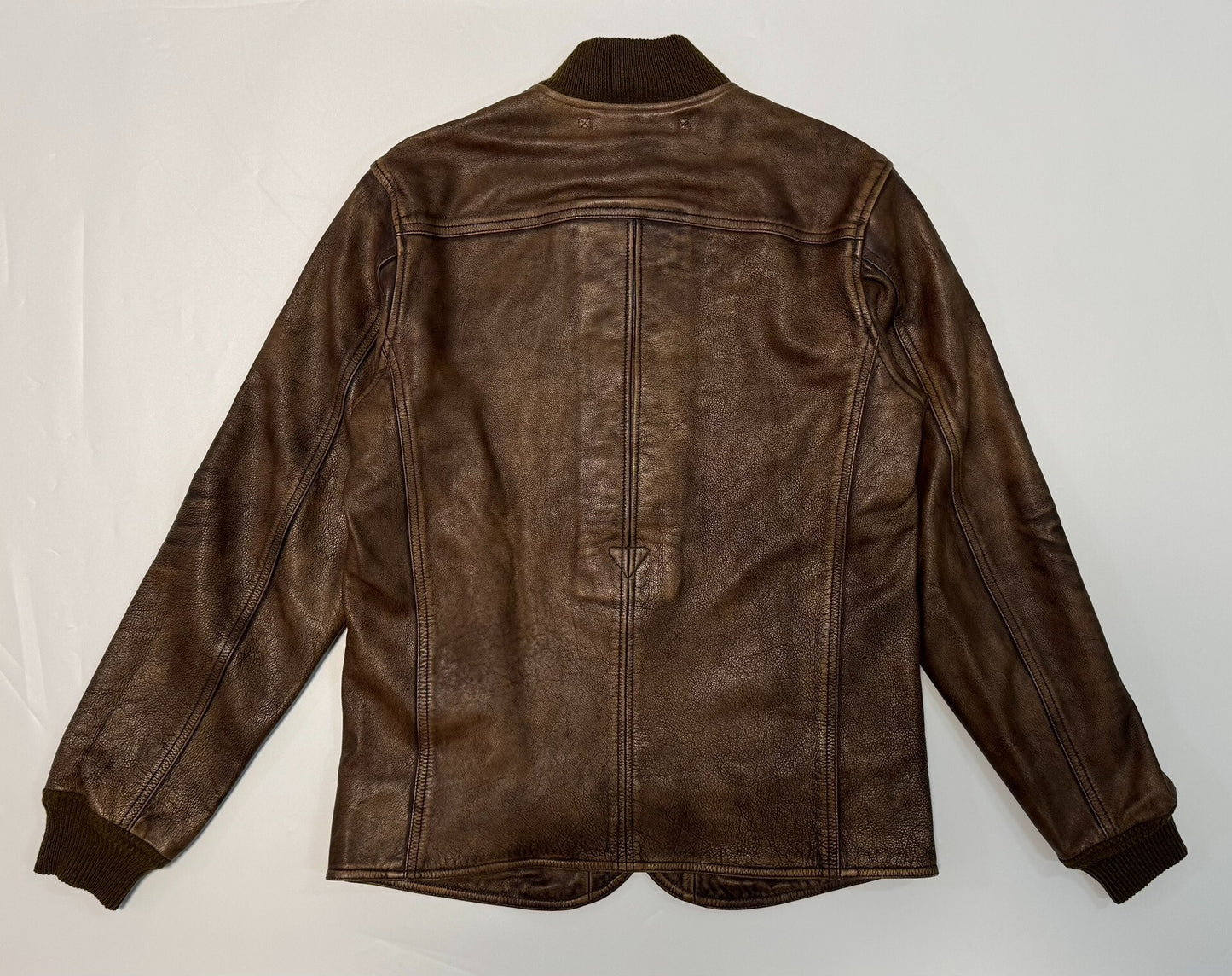 RRL Ralph Lauren Leather Car Coat