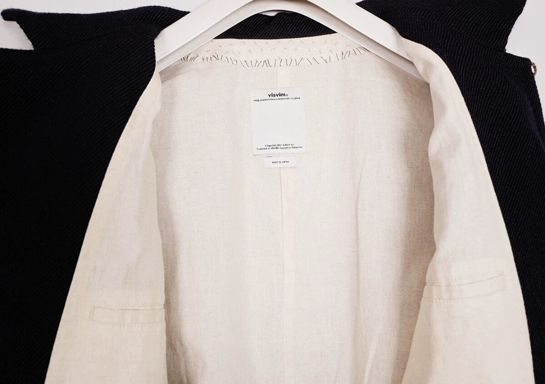 visvim mies coat in wool