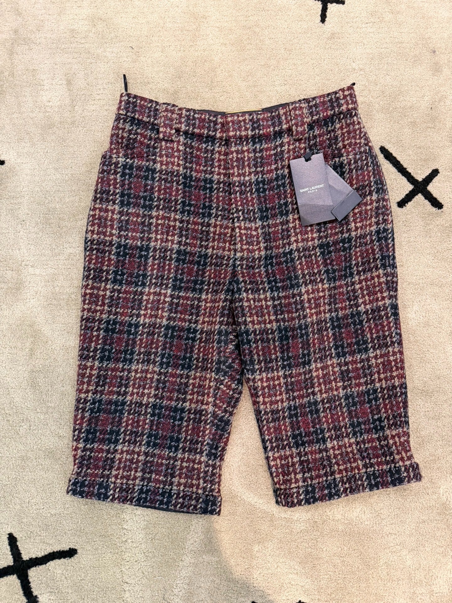 Yves Saint Laurent Wool Shorts