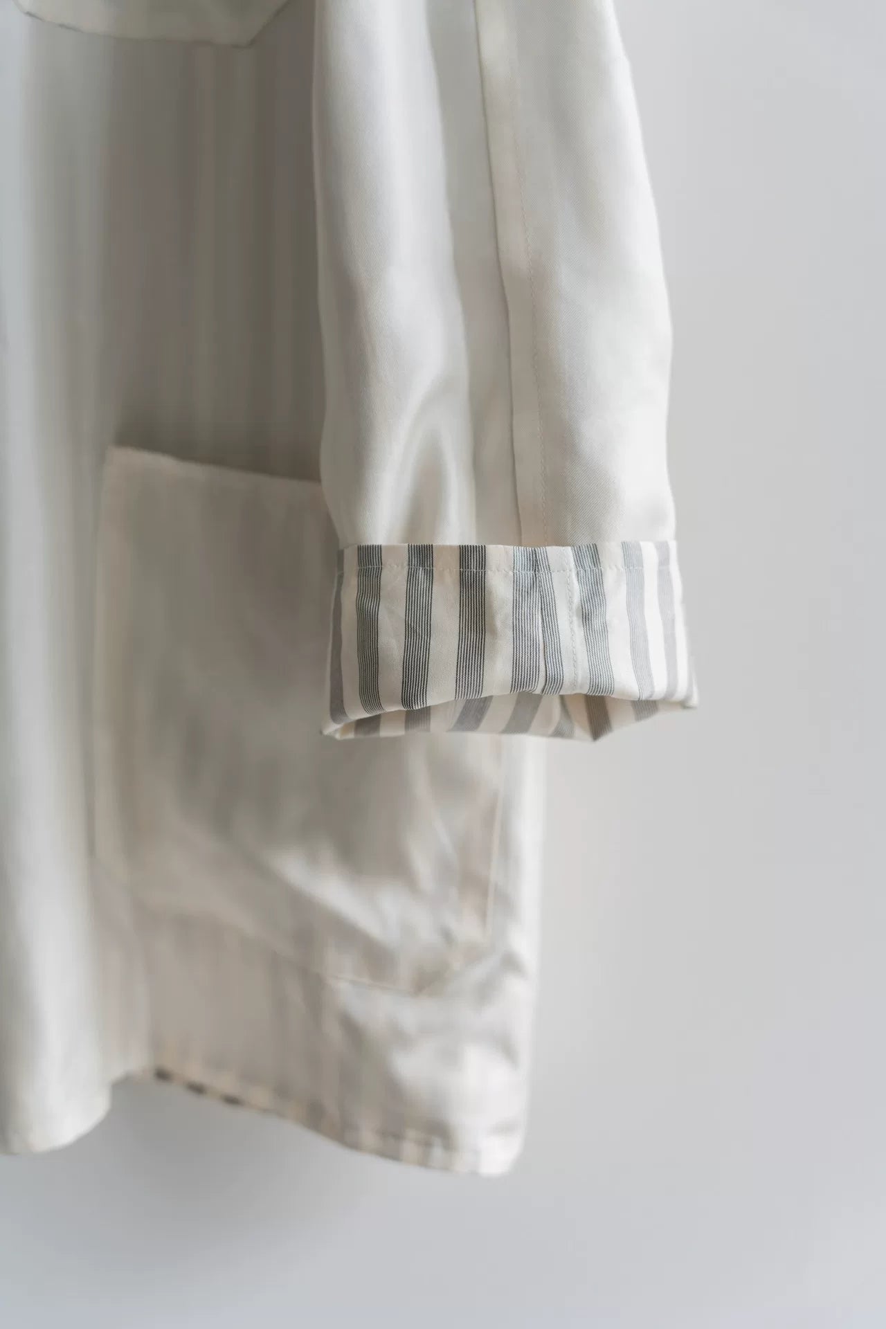 Yohji Yamamoto 98ss Striped Silk Jacket