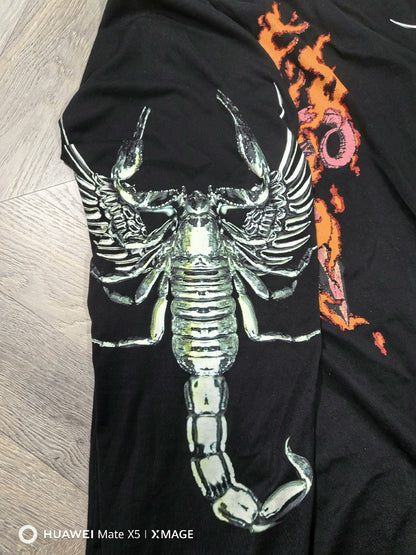 givenchy rock logo long sleeve t-shirt