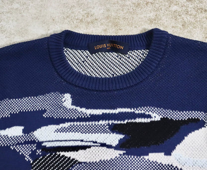 Louis Vuitton Knit Sweater with Ombre Pattern