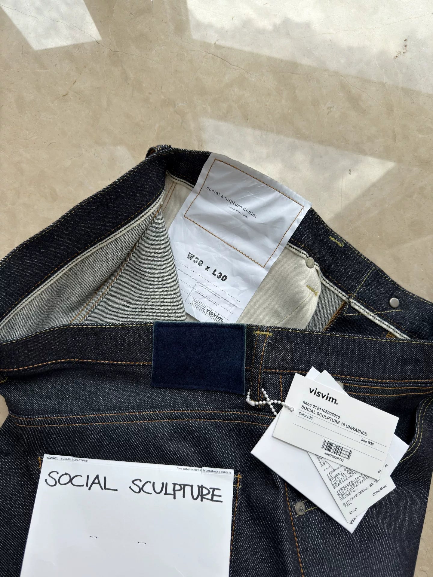 Visvim Social Sculpture 18 Unwa Shed Jeans
