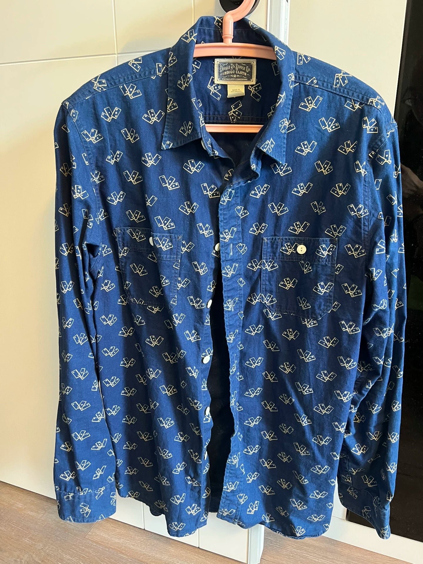 rrl patterned button-up shirt collection