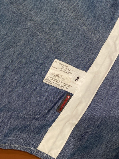 TAKAHIROMIYA.SHITA Light Denim Ribbon Shirt