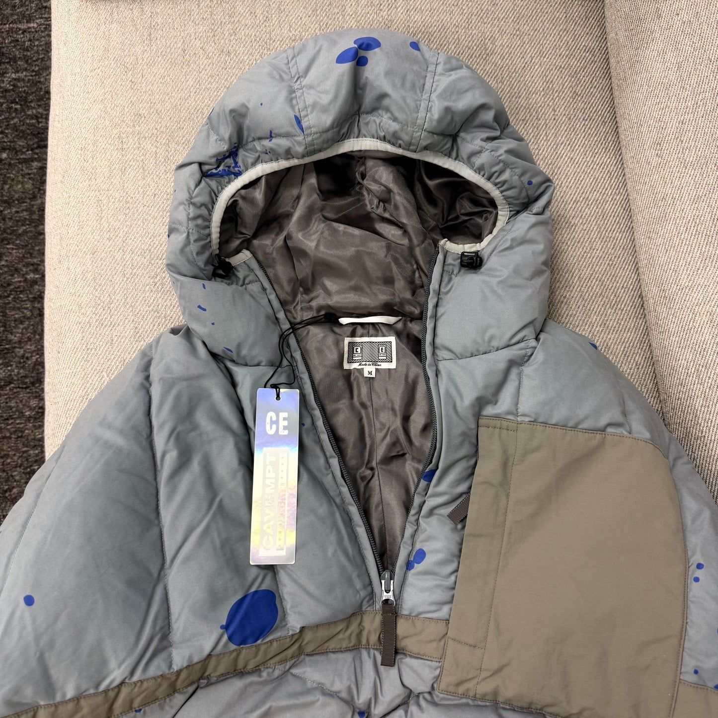 2015AW CAV EMPT Slate Grey Pullover Puffer