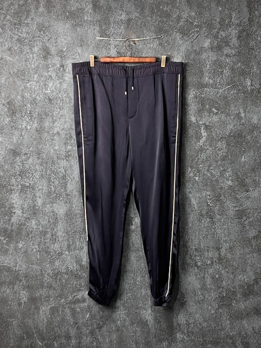 SAINT LAURENT Drawstring Satin Pants