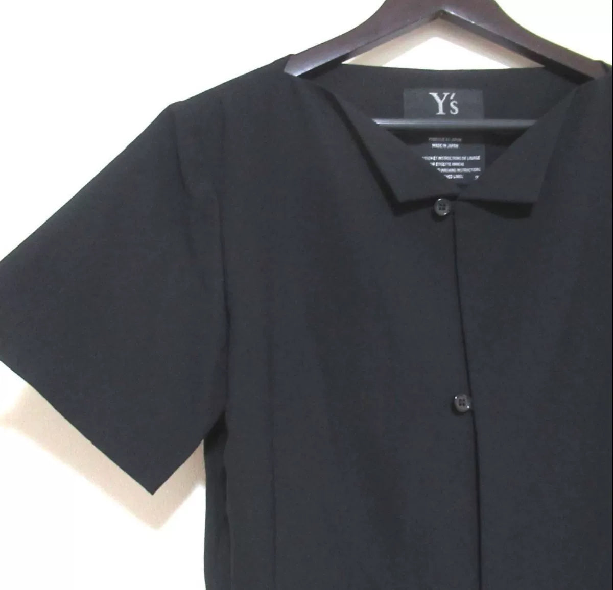 Y's Yohji Yamamoto Short Sleeve Shirt
