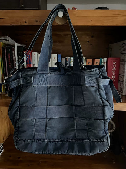 porter classic super nylon tote bag navy