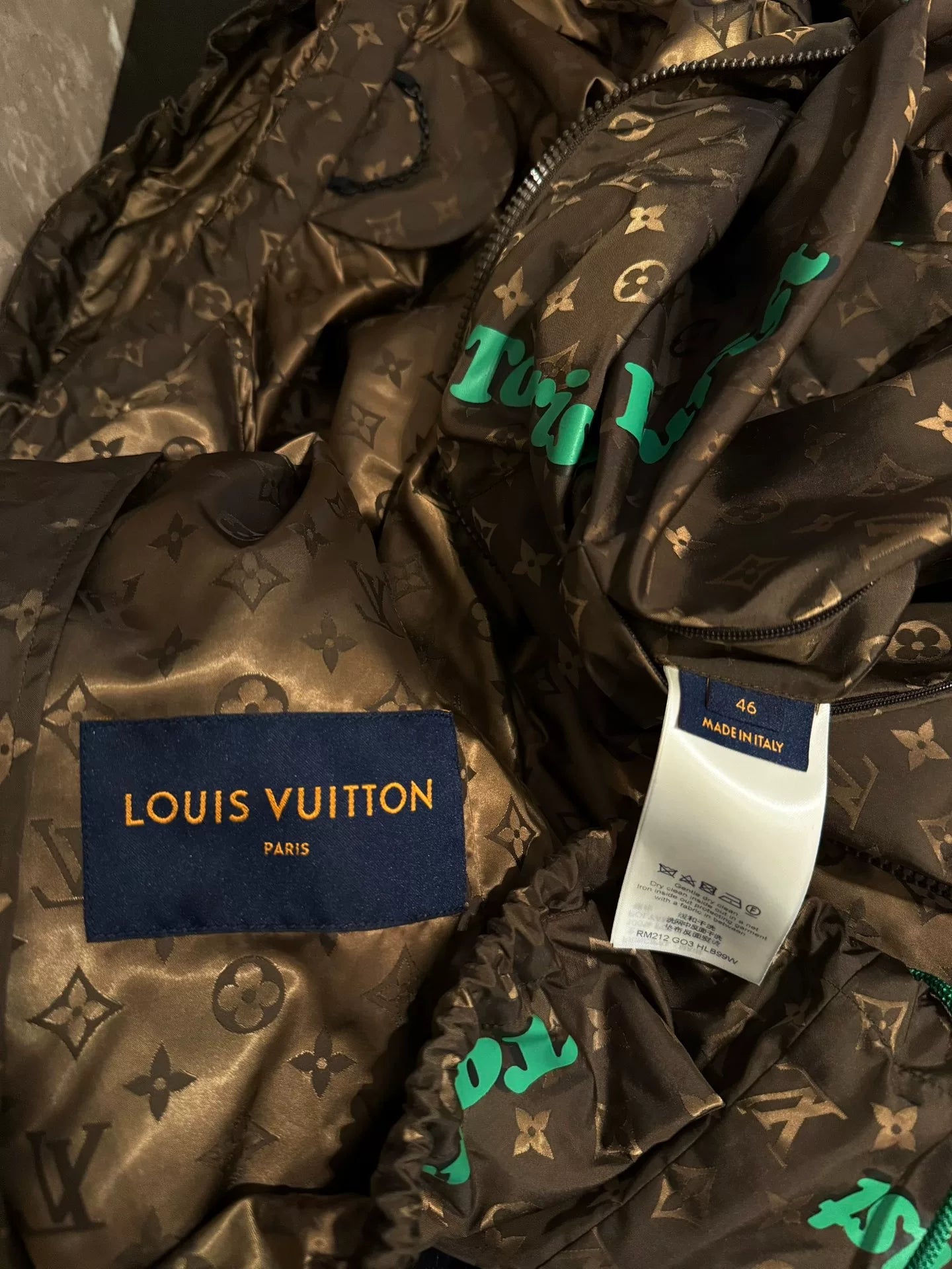 Louis Vuitton Waterproof Hoodie Jacket 21FW