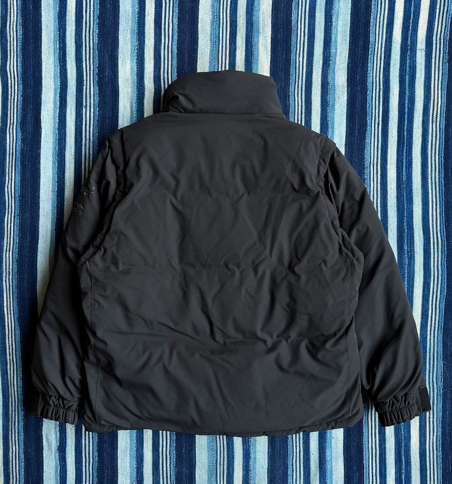 nanga x manastash down jacket with removable vest