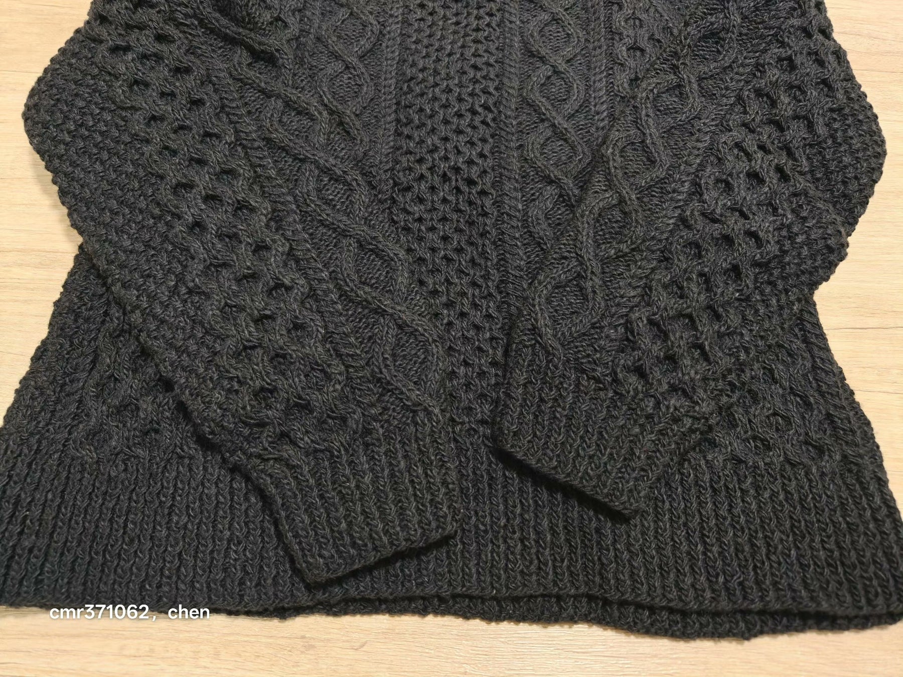 VISVIM 19AW GALWAY CREW HAND-KNIT