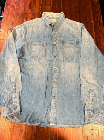 RRL Denim Shirt M Light Blue