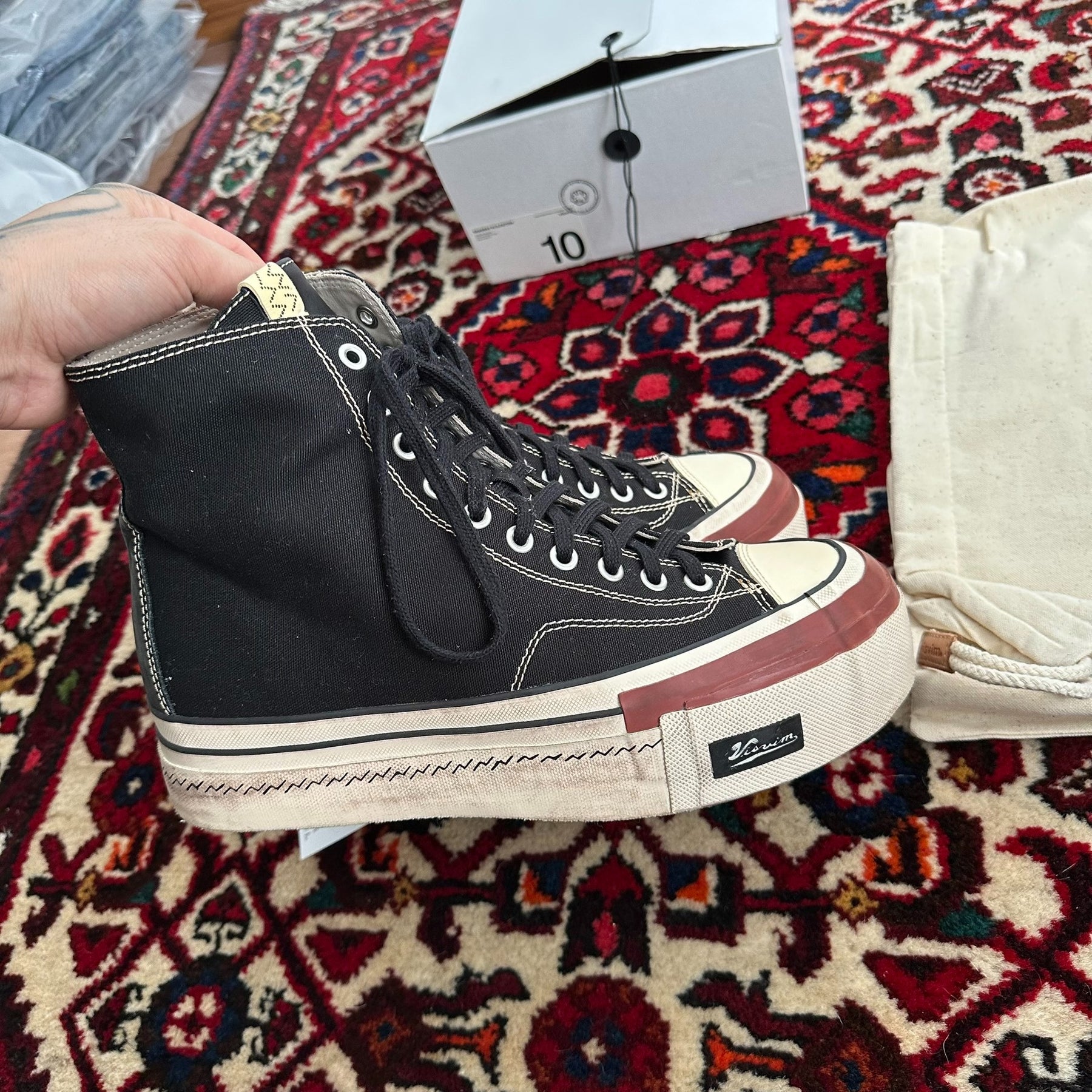 visvim 21AW Skagway Hi Canvas Shoes