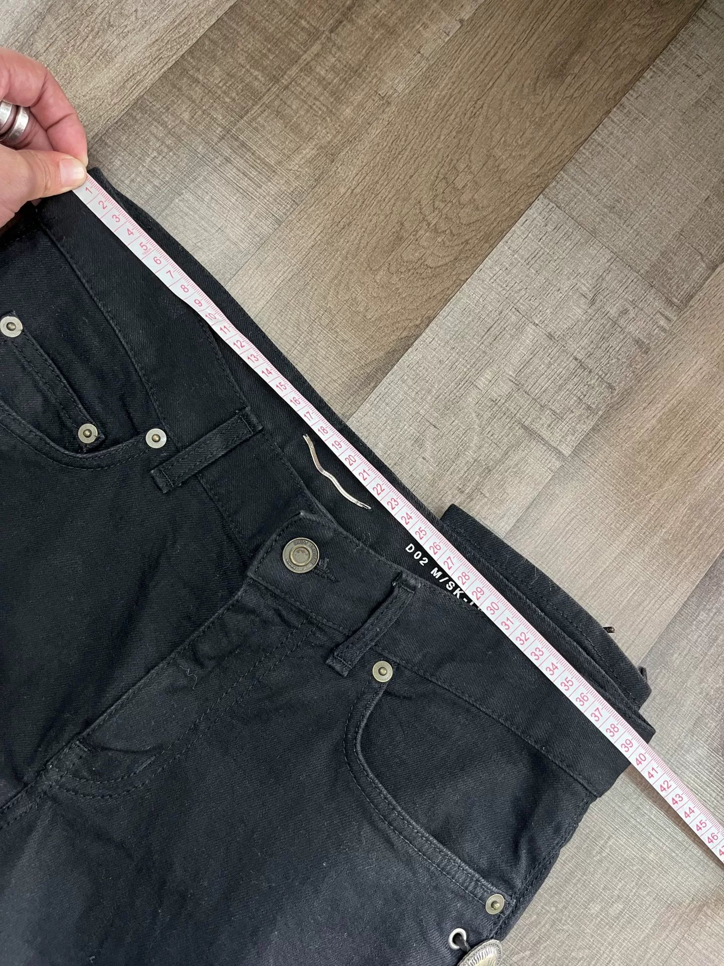 Saint Laurent Western Silver Concho Denim Pants