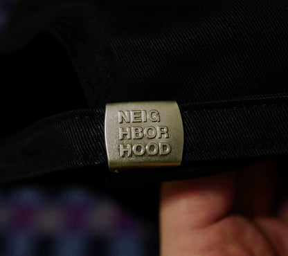 neighborhood dad cap in black color