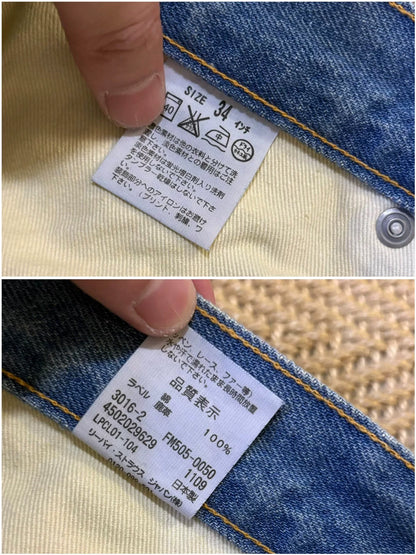 levis fenom turquoise distressed denim pants