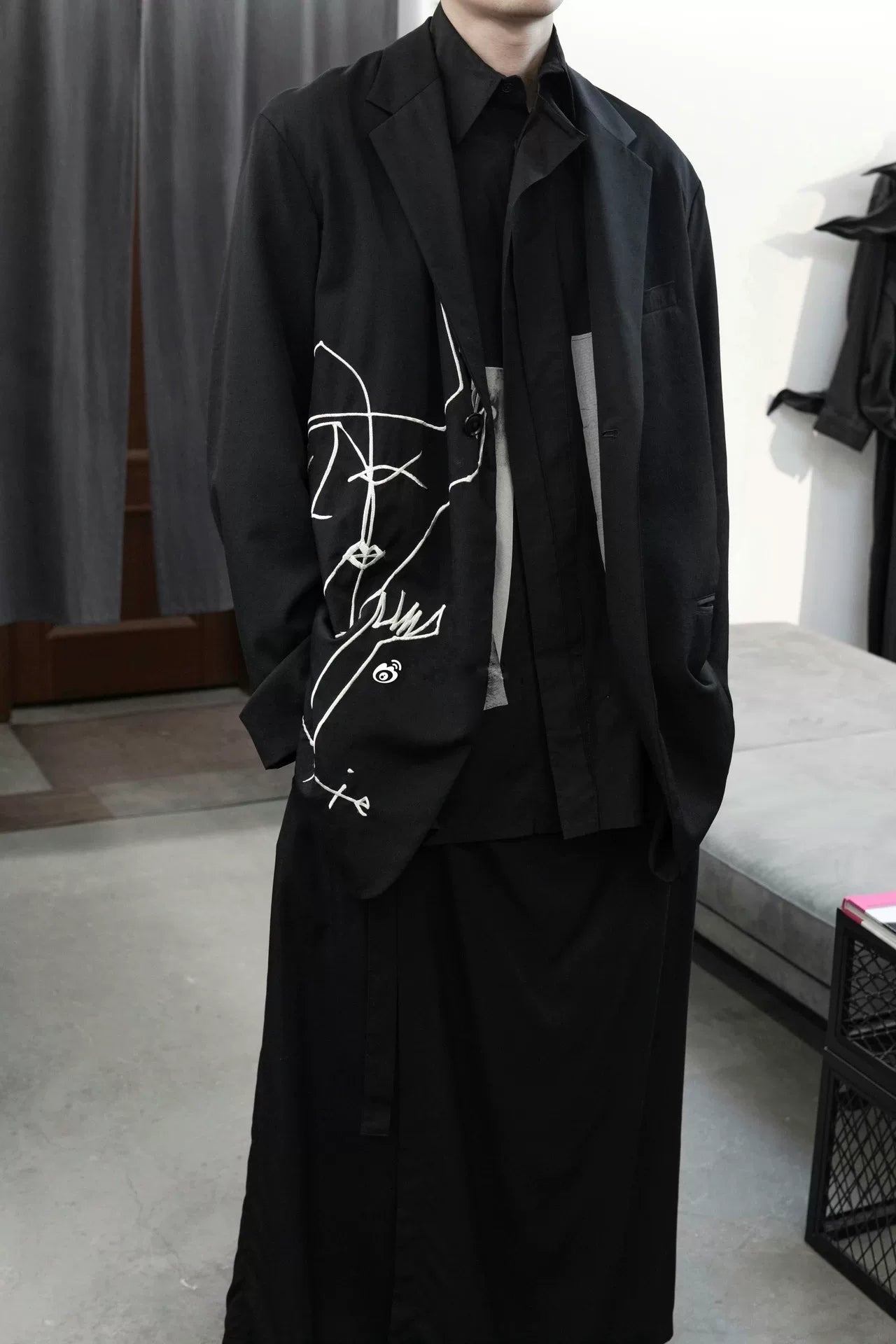Yohji Yamamoto A/W 2016 Miyazawa Embroidery Wool JKT