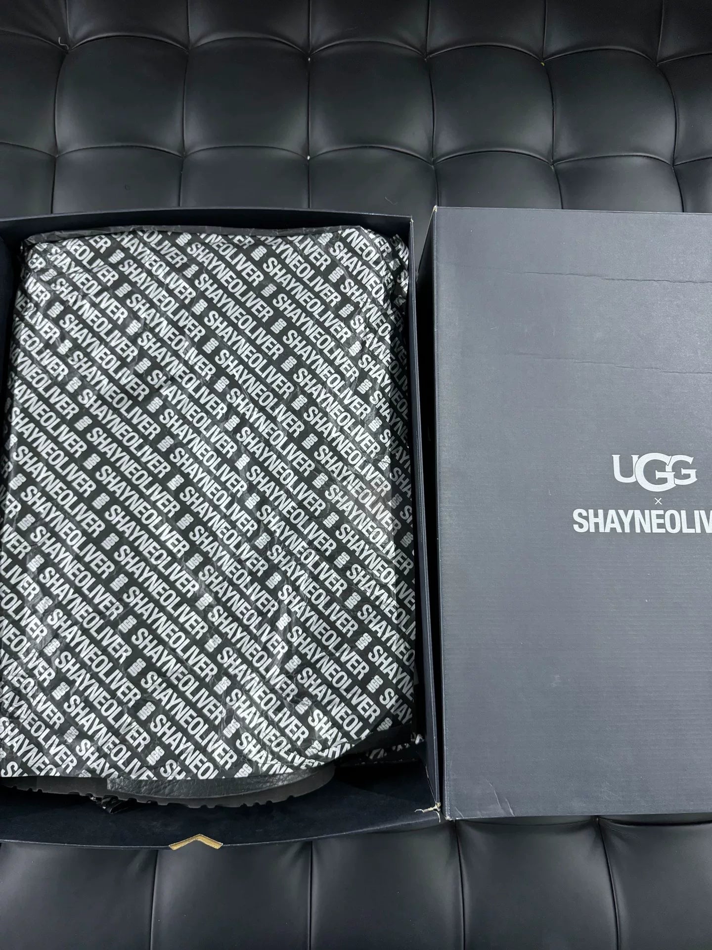 Shayne Oliver x Ugg Black Boots