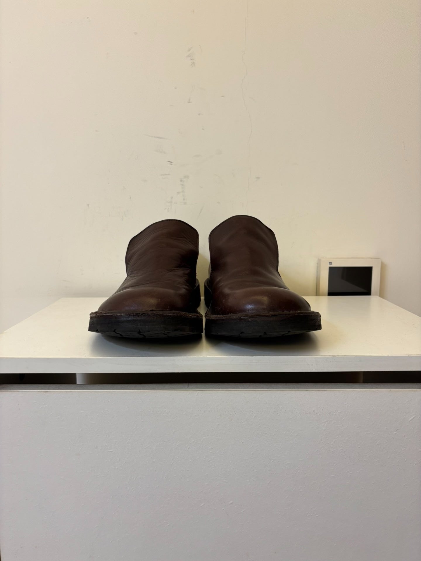 Yohji Yamamoto 2006 AW Round-Toe Leather Shoes